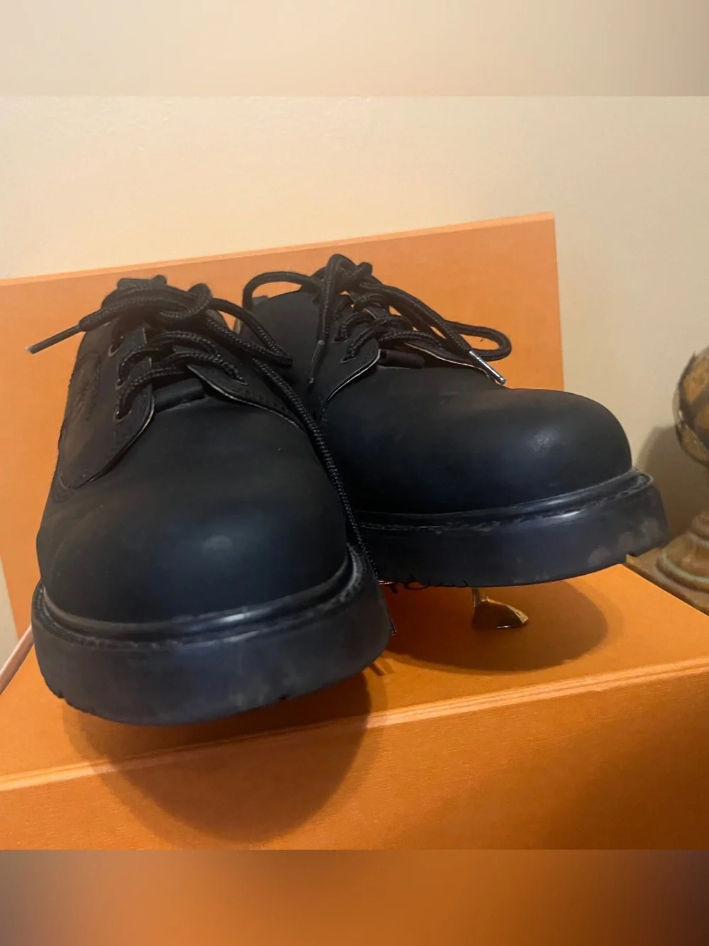 Timberland Shoes 95042 Black Nubuck Waterproof Leather Oxford Men Size 10.5W